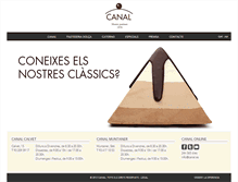 Tablet Screenshot of canal.es